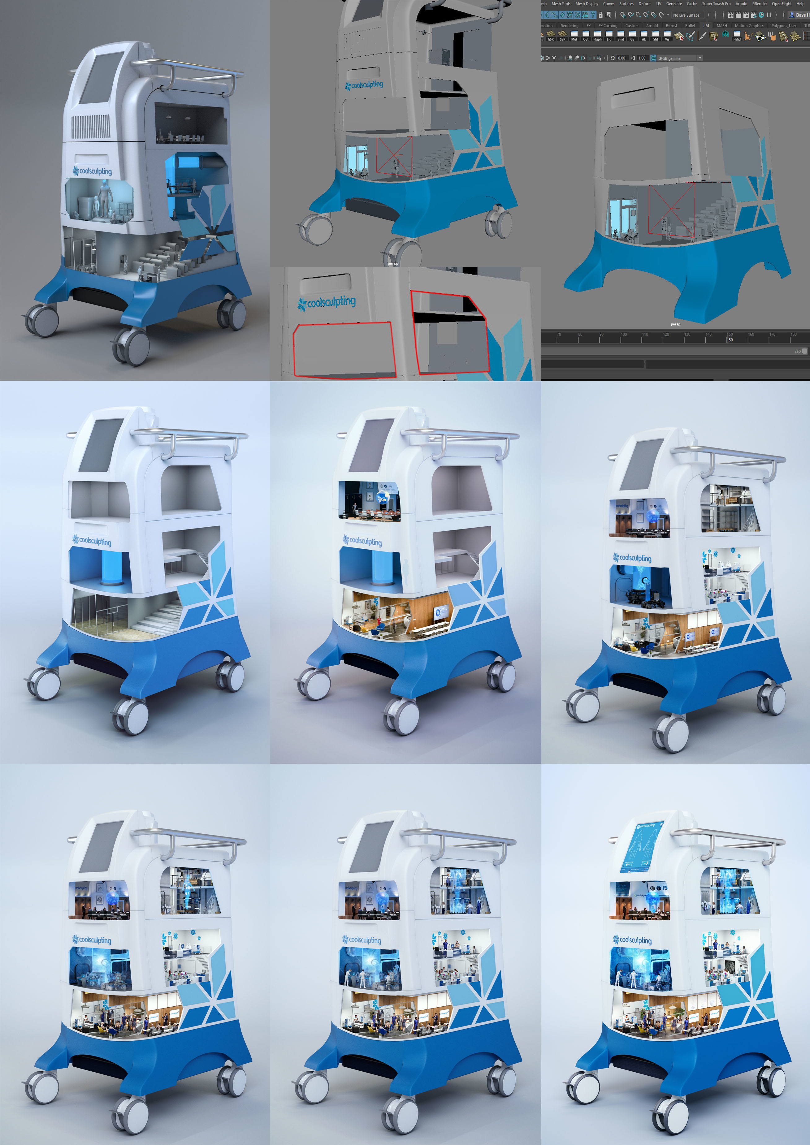 CoolSculpting Machine Cutaway Versions